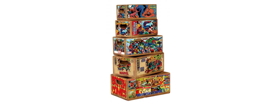 Set of 5 Shellfish Nesting Boxes - M Comic-Cheshire Furniture Outlet