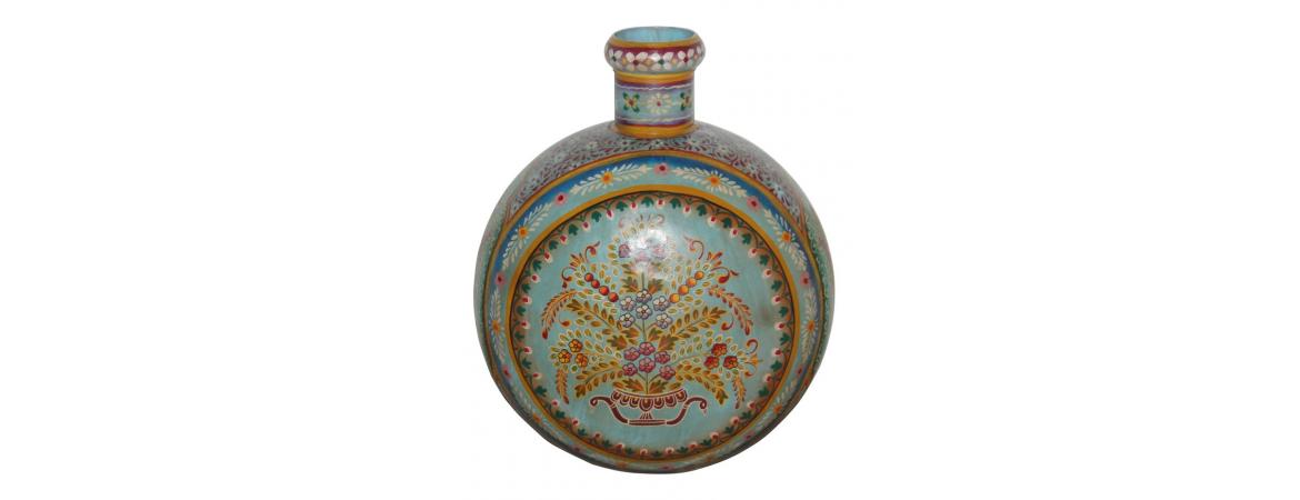 Handpainted Iron Pot-Cheshire Furniture Outlet