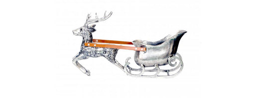 Reindeer and Sleigh H53cm-Cheshire Furniture Outlet