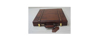 Handcrafted Chess Set - Cognac-Cheshire Furniture Outlet