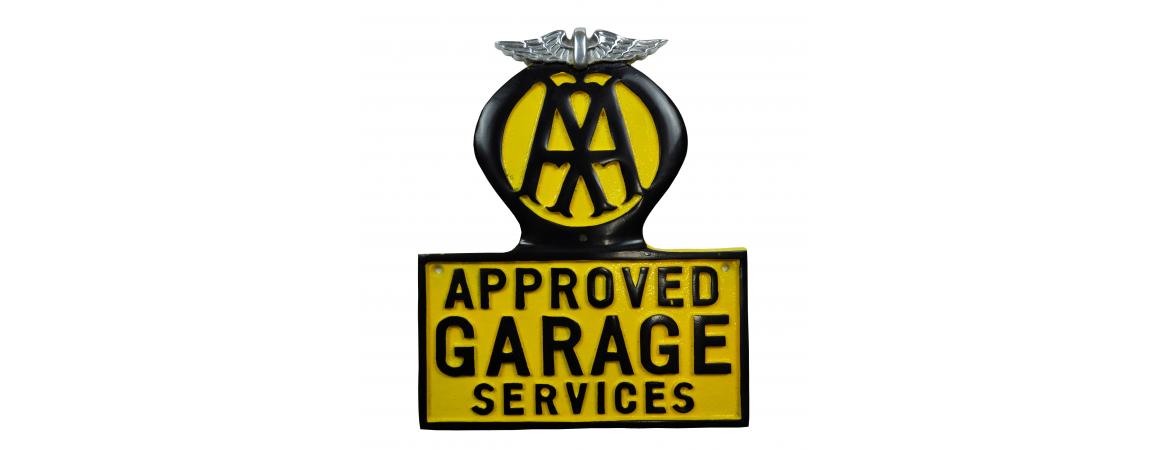 AA Approved Garage Wall Plaque (large)-Cheshire Furniture Outlet