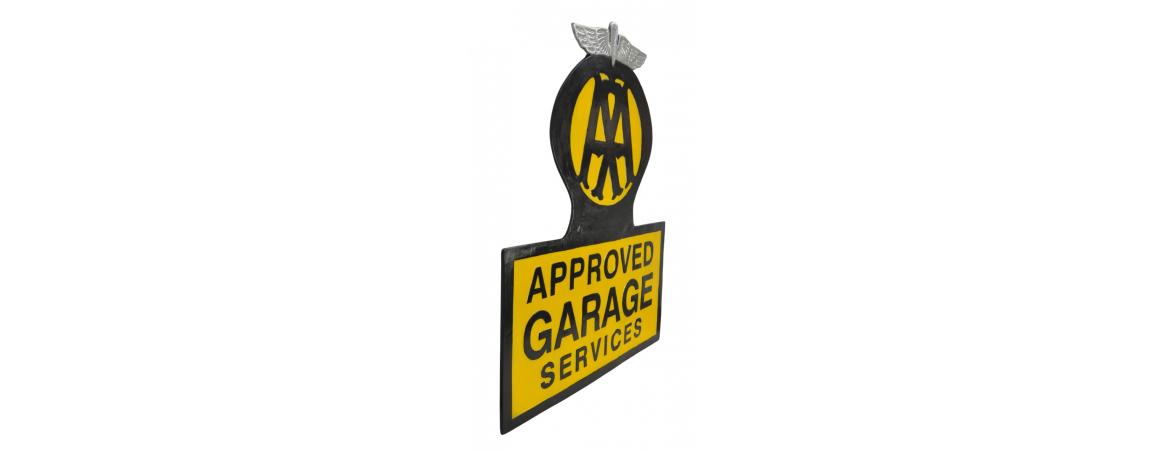AA Approved Garage Wall Plaque (small)-Cheshire Furniture Outlet