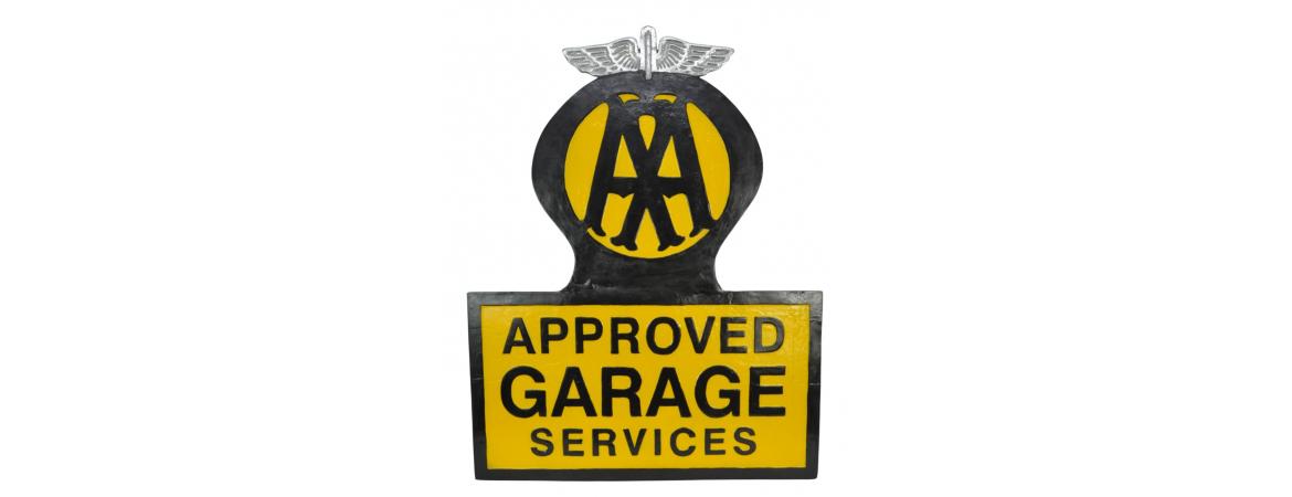 AA Approved Garage Wall Plaque (small)-Cheshire Furniture Outlet