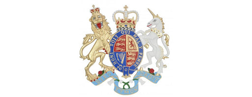 Dieu Et Mon Droit Plaque (Large)-Cheshire Furniture Outlet
