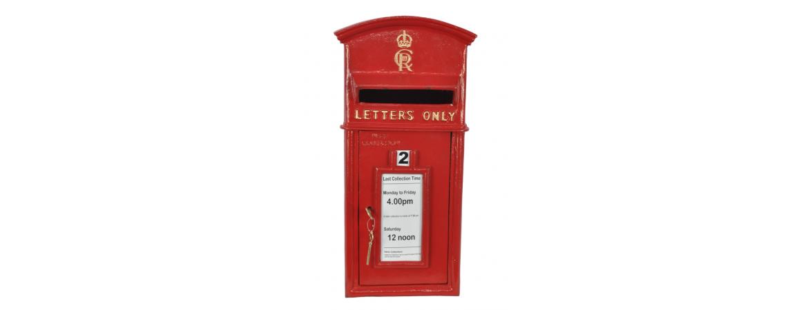 King Charles CR III Post Box — Cheshire Furniture Outlet