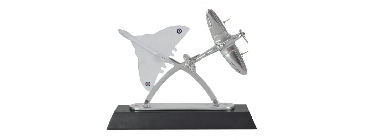 Spitfire & Vulcan Aircraft Model-Cheshire Furniture Outlet