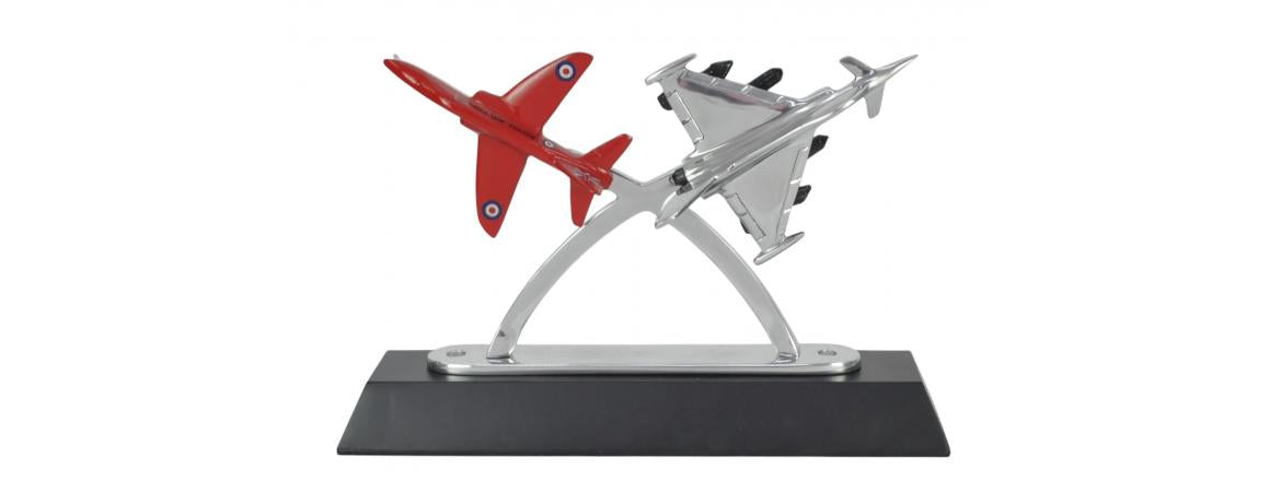 Bae Hawk & Typhone Aircraft Model-Cheshire Furniture Outlet
