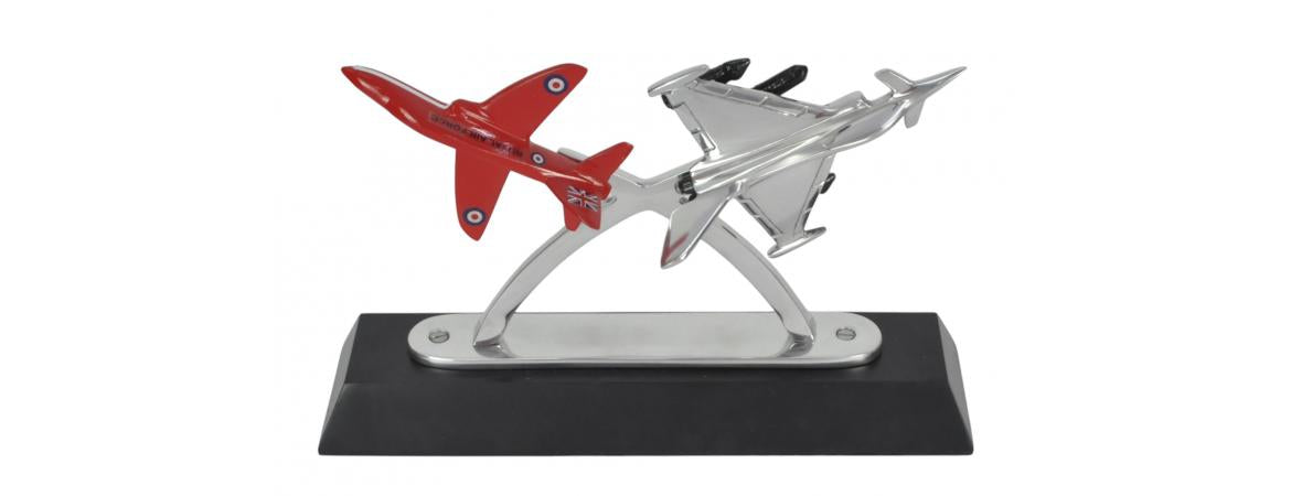 Bae Hawk & Typhone Aircraft Model-Cheshire Furniture Outlet