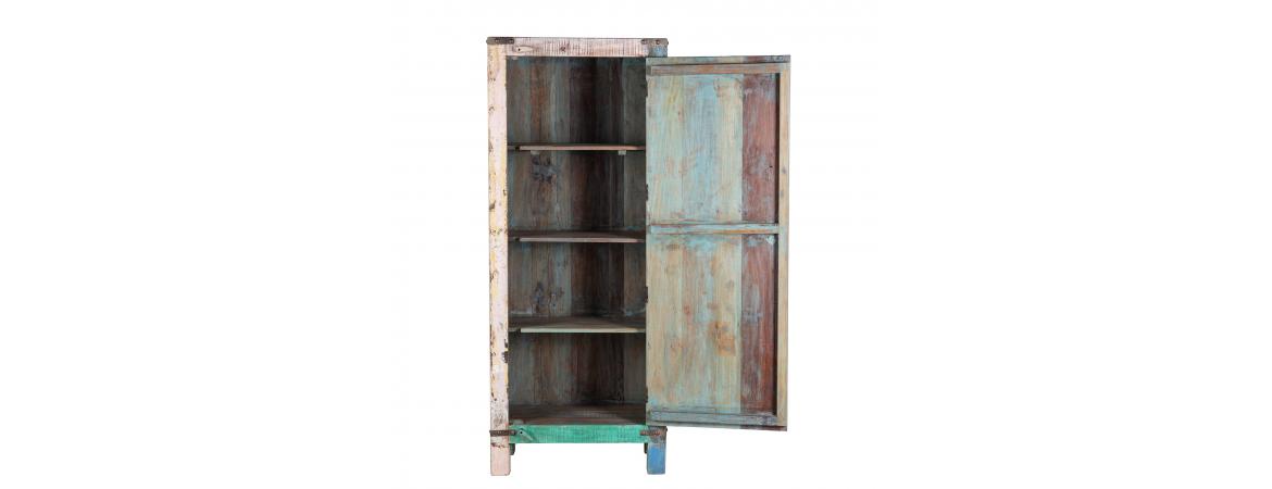 Hand Painted Vintage Circus Ad 1 Door Cabinet-Cheshire Furniture Outlet