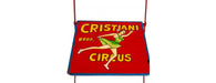 Hand Painted Iron Circus Folding Chair-Cheshire Furniture Outlet