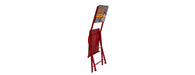 Hand Painted Iron Circus Folding Chair-Cheshire Furniture Outlet