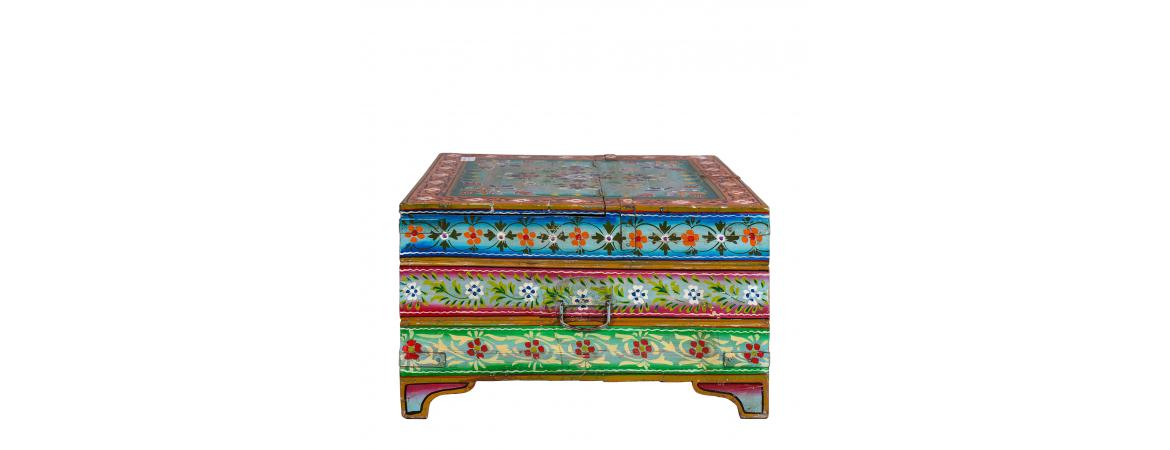 Vintage Hand Painted Coffee Table-Cheshire Furniture Outlet