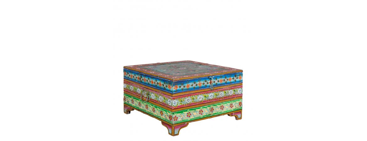 Vintage Hand Painted Coffee Table-Cheshire Furniture Outlet