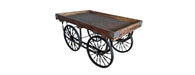 Iron and Wood Cart-Cheshire Furniture Outlet
