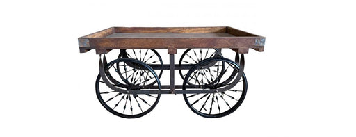 Iron and Wood Cart-Cheshire Furniture Outlet
