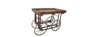 Iron and Wood Small Cart-Cheshire Furniture Outlet