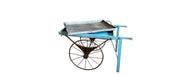 Iron and Wood Cart with Tray-Cheshire Furniture Outlet