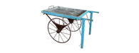 Iron and Wood Cart with Tray-Cheshire Furniture Outlet