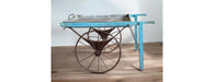 Iron and Wood Cart with Tray-Cheshire Furniture Outlet