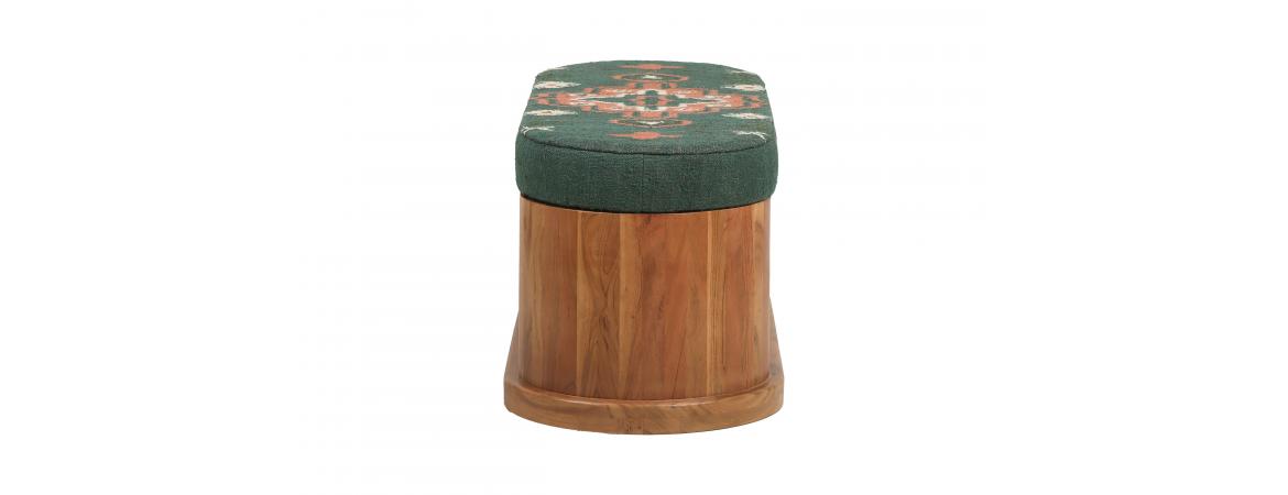 Storage Ottoman Acacia-Cheshire Furniture Outlet