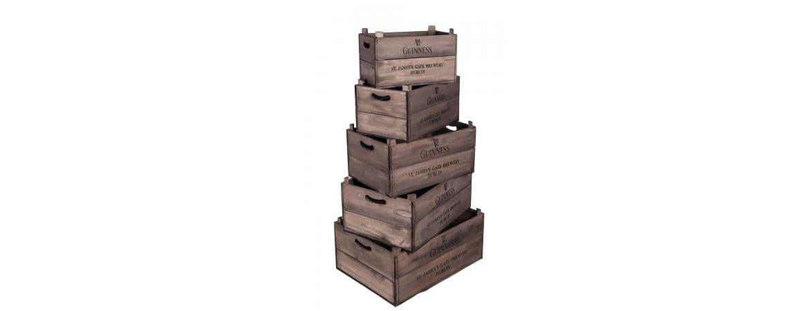 Set of 5 Apple Boxes-Cheshire Furniture Outlet