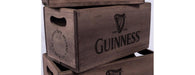 Set of 3 Rectangular Fish Boxes - Guinness with Harp Logo-Cheshire Furniture Outlet