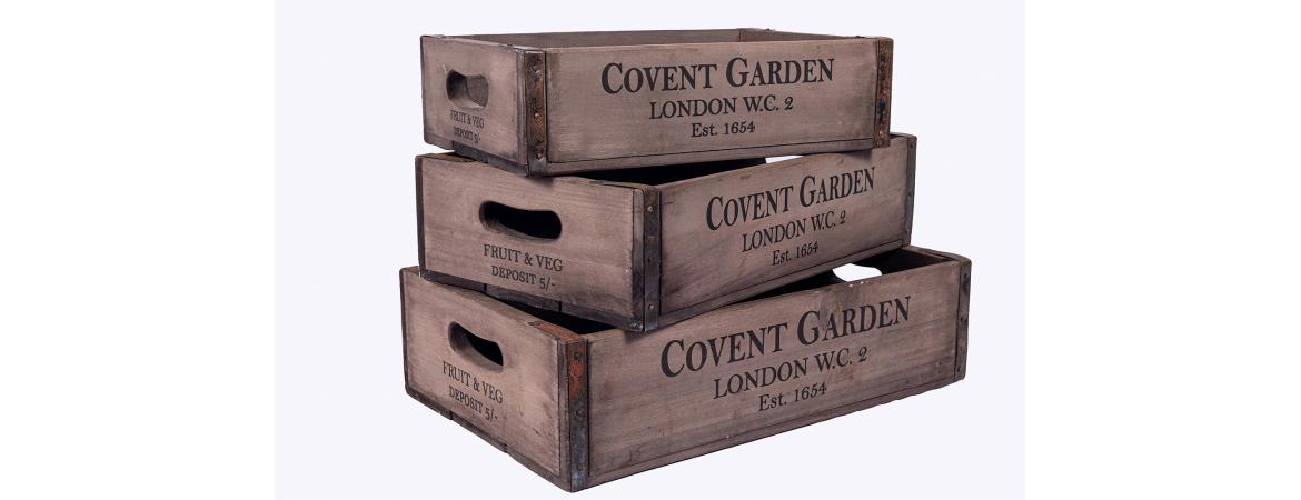 Set of 3 Covent Garden Boxes-Cheshire Furniture Outlet