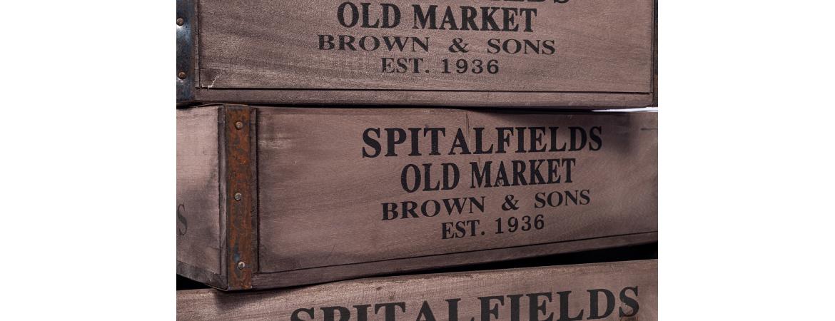 Set of 3 Spitalfields Market Boxes-Cheshire Furniture Outlet