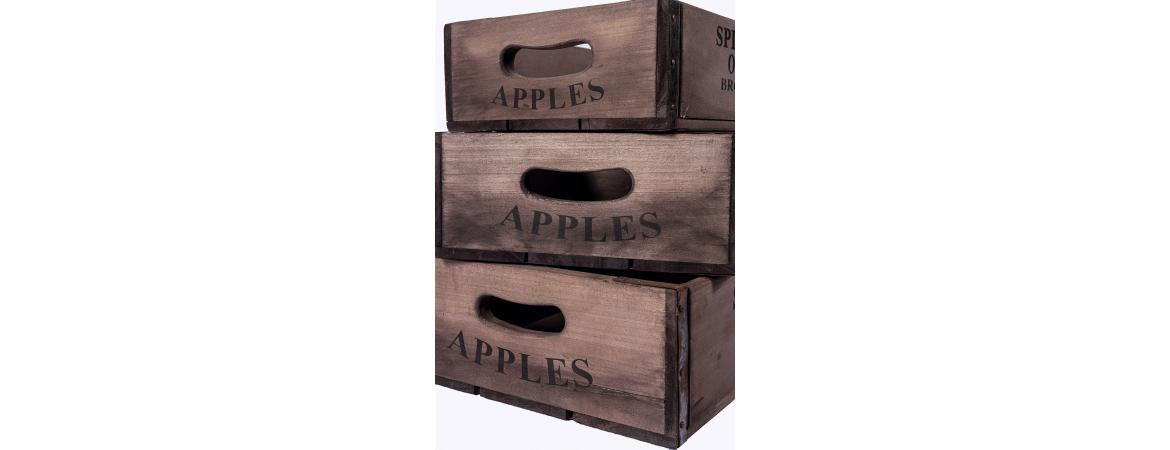 Set of 3 Spitalfields Market Boxes-Cheshire Furniture Outlet
