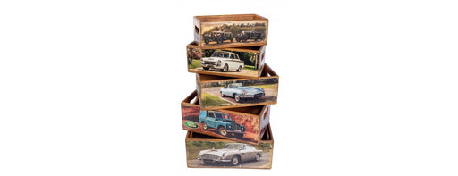 Set of 5 Shellfish Nesting Boxes - Antique Car-Cheshire Furniture Outlet