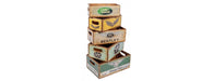 Set of 5 Shellfish Nesting Boxes - Antique Logo-Cheshire Furniture Outlet