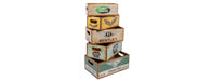 Set of 5 Shellfish Nesting Boxes - Antique Logo-Cheshire Furniture Outlet