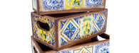 Set of 5 Shellfish Nesting Boxes - Amalfi Tile-Cheshire Furniture Outlet