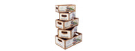 Set of 5 Shellfish Nesting Boxes - Cornish Riviera Express-Cheshire Furniture Outlet