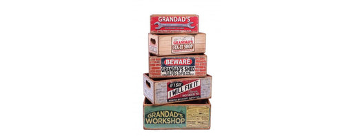 Set of 5 Shellfish Nesting Boxes - Grandad-Cheshire Furniture Outlet