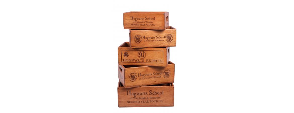 Set of 5 Shellfish Nesting Boxes - Hogwarts School MIX-Cheshire Furniture Outlet