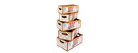 Set of 5 Shellfish Nesting Boxes - 007-Cheshire Furniture Outlet