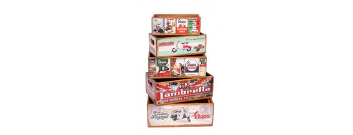 Set of 5 Shellfish Nesting Boxes - Lambretta-Cheshire Furniture Outlet