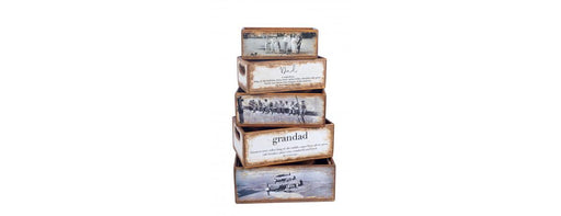 Set of 5 Shellfish Nesting Boxes - Male-Cheshire Furniture Outlet