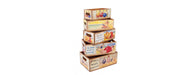 Set of 5 Shellfish Nesting Boxes - Post Card Beach-Cheshire Furniture Outlet