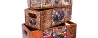 Set of 5 Shellfish Nesting Boxes - Classic Motorbikes-Cheshire Furniture Outlet