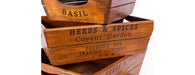 Set of 5 Oyster Nesting Boxes - Herbs & Spices-Cheshire Furniture Outlet