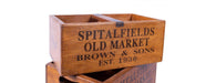 Set of 3 Large Vintage Boxes - Spitalfields-Cheshire Furniture Outlet
