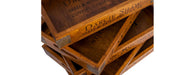 Set of 5 Vintage Wooden Serving Trays - Lavender-Cheshire Furniture Outlet