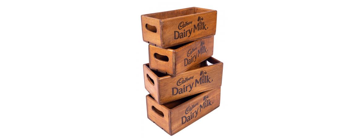 Set of 4 Rectangular Boxes - Cadbury-Cheshire Furniture Outlet
