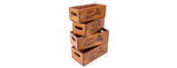 Set of 4 Rectangular Boxes - Cadbury-Cheshire Furniture Outlet