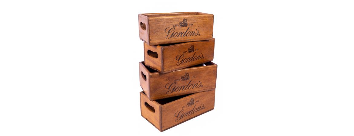 Set of 4 Rectangular Boxes - Gordon's-Cheshire Furniture Outlet