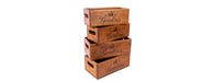 Set of 4 Rectangular Boxes - Gordon's-Cheshire Furniture Outlet