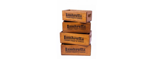 Set of 4 Rectangular Boxes - Lambretta Carnaby-Cheshire Furniture Outlet