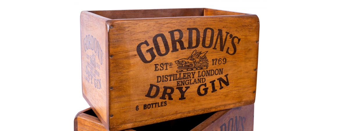 Set of 3 Dry Gin Boxes - Gordon's-Cheshire Furniture Outlet